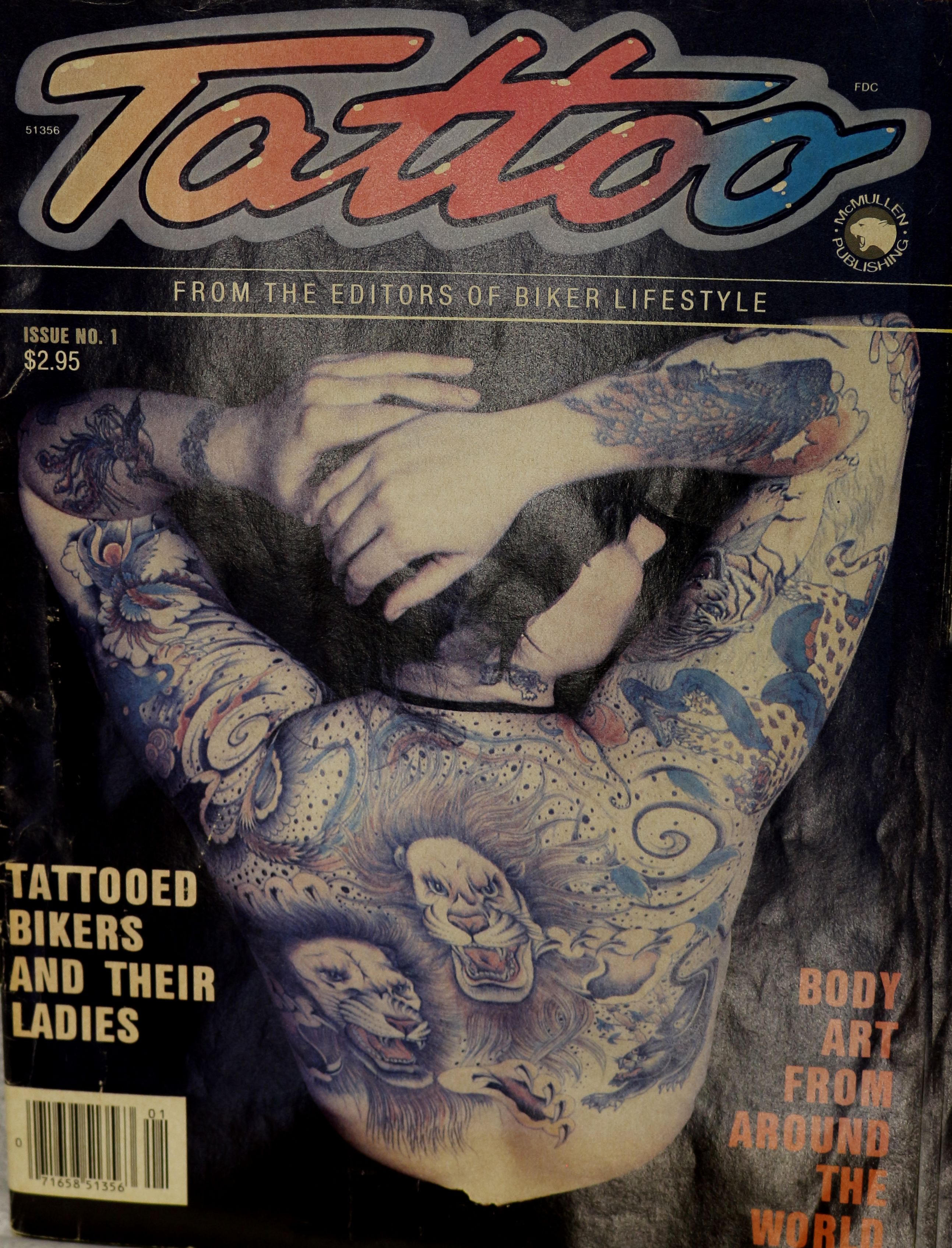 jeannetattoo magazine the cover of the first TATTOO magazine